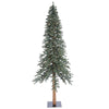 Vickerman B907396LED 9' Natural Bark Alpine Artificial Christmas Tree Warm White Dura-lit LED Lights