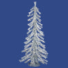 Vickerman 3' Silver Artificial Christmas Tree Clear Dura-lit Incandescent Lights