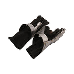 Benzara Metal Armor Hand Gloves Pair, Silver