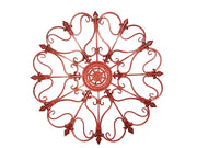 Benzara Fabulous Metal Wall Decor with Intricate Design, Bronze