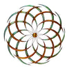 Benzara Modern Circular Metal Wall Decor, Multicolor