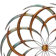 Benzara Modern Circular Metal Wall Decor, Multicolor