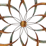 Benzara Modern Circular Metal Wall Decor, Multicolor