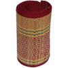 Benzara Eco Friendly Sabai Grass Handmade Yoga Mat with Traditional Pattern, Multicolor