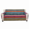 Benzara BM116973 Polyester Sofa Protector with Tribal Print, Multicolor