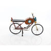 Benzara Modish Metal Motorcycle, Multicolor