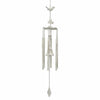 Elegant Metal Hanging Bell White Benzara