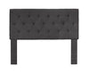 Benzara Leeroy II Contemporary Twin Size Headboard Gray