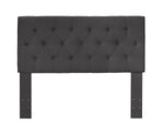 Benzara Leeroy II Contemporary Twin Size Headboard Gray