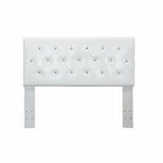 Benzara Velen II Contemporary Twin Size Headboard, White