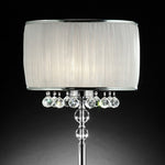 Benzara Chloe Traditional Style Table Lamp, White