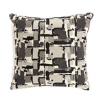 Benzara Concrit Contemporary Pillow, Large, Set of 2, Black
