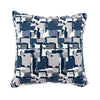 Benzara Concrit Contemporary Pillow, Large Set of 2, Blue