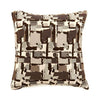 Benzara Concrit Contemporary Pillow, Large Set of 2, Brown