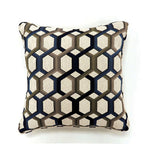 Benzara Comney Contemporary Pillow, Set of 2, Large, Blue