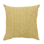Benzara GAIL Contemporary Small Pillow, Yellow Finish, Set of 2