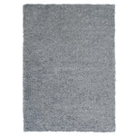 Benzara Zafirah Contemporary Area Rug, Solid Silver