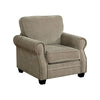 Benzara Lynne Transitional Chair, Brown Finish