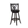 Benzara Wendel Transitional 29`` Swivel Bar Stool, Espresso Finish