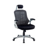 Benzara Cesta Contemporary Mesh office Chair, Black Finish