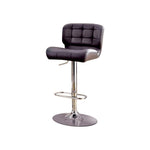 Benzara Kori Contemporary Bar Chair, Gray Finish