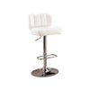 Benzara Kori Contemporary Bar Chair, White Finish