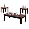 Benzara Town Square I Contemporary 3 PC Coffee Table Set