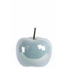Amazingly Crafted Apple Figurine Small Blue Benzara