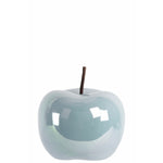 Amazingly Crafted Apple Figurine Small Blue Benzara