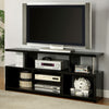 Benzara Evere Elegant 60` Tv Console Contemporary Style, Black