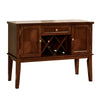 Benzara Hillsview I Transitional Style Server, Brown Cherry