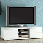 Benzara Cerro Brilliant 59`` Tv Console Modern Style, White
