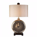 Benzara Darcey Mosaic Design Table Lamp, Brown