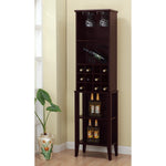Benzara Well Designed Elegant Wine Bar with Wine Racks, Brown
