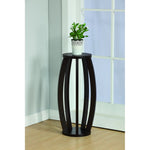 Benzara Modern Plant Stand with Curve Legs, Brown