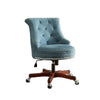 Benzara BM143946 Wooden Swivel Office Chair