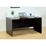 Benzara Urbane Dark Brown Finish Computer and Writing Desk.