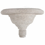 Benzara Round Concrete Wall Shelf