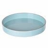 Benzara Beautiful Mimosa Round Tray, Turquoise