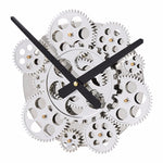 Benzara Quirky Black and Silver Wall Clock