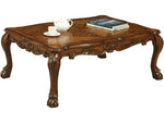 Benzara Dresden Coffee Table, Cherry Oak