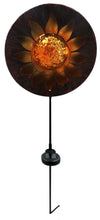 Benzara Solar Sun Garden Stake with LED Lights