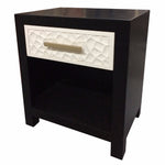 Benzara Debonairly Modeled Studio Night Stand