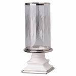 Benzara Opulently Urban Elliotte Pedestaled Candle Holder