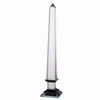 Benzara Distinctively Styled Lucent Obelisk Accent, Clear