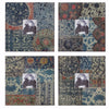Benzara Classic Design Glass Photo Frames , Multicolor, Set of 4