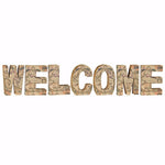 Benzara Pleasing MDF `WELCOME` Mapped Accent, Multicolor , Set of 7