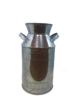 Benzara Countryside Galvanized Metal Milk Can Shape Pitcher, Gray