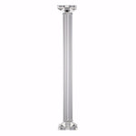 Benzara Well Designed Crystal Candlestick Holder, Clear