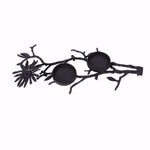 Benzara Uniquely Designed Iron T Light Candle Holder, Black